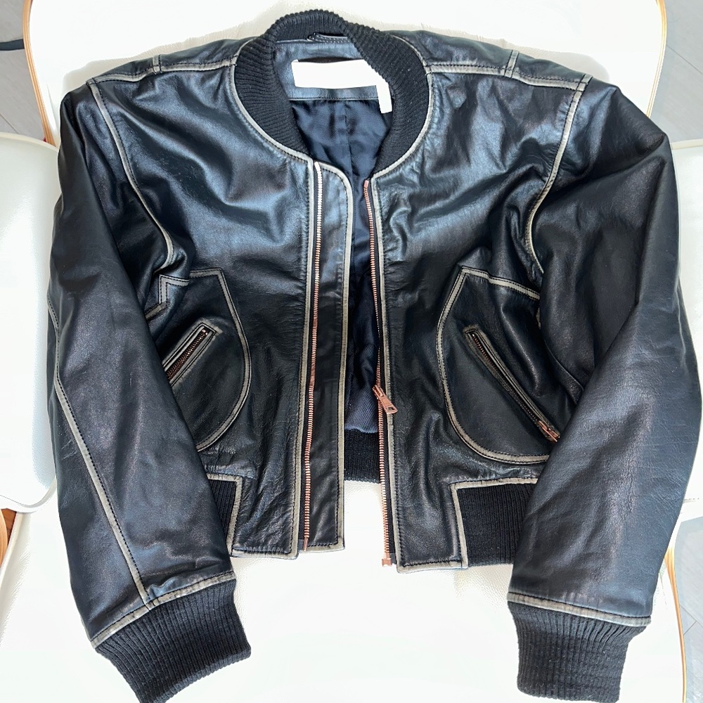 Chloe leather bomber